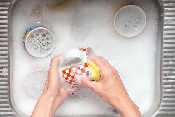 paid housework dishes